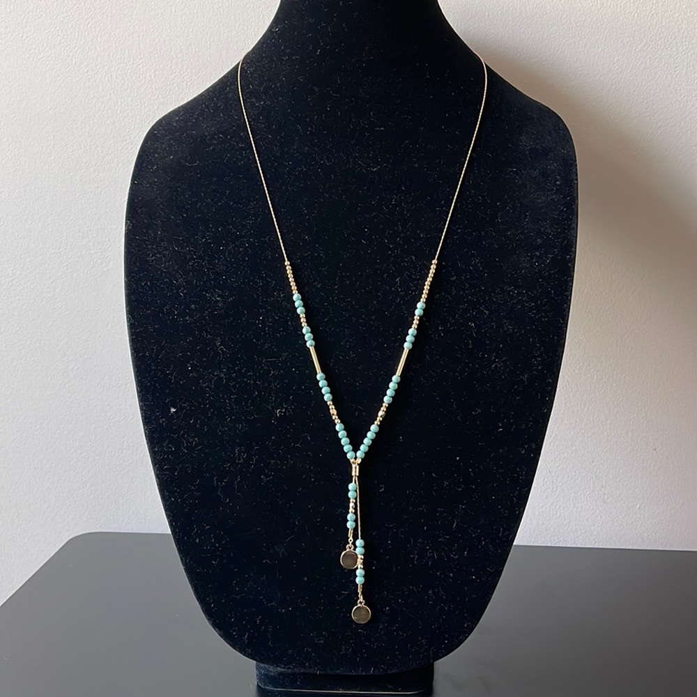 Long beaded necklaces